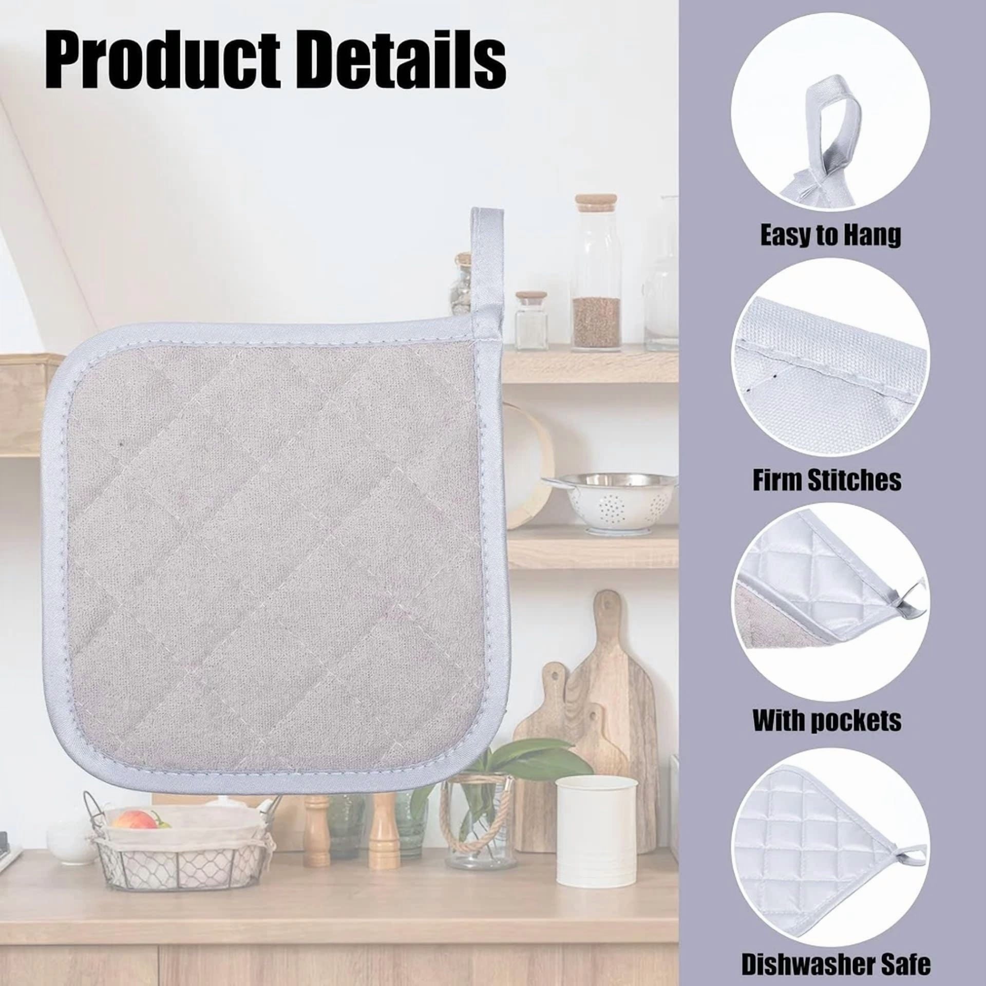 4 Pack Pot Holders For Kitchen Clearance, Hot Pads For Kitchen