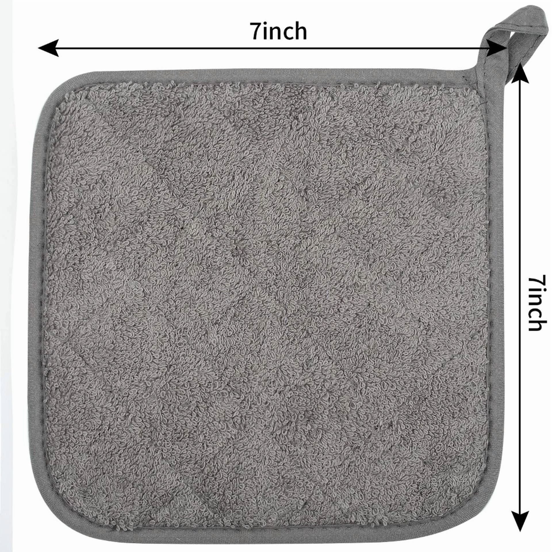 5 Pack Cotton Kitchen Pot Holder Heat Resistant Coaster Potholder For Cooking