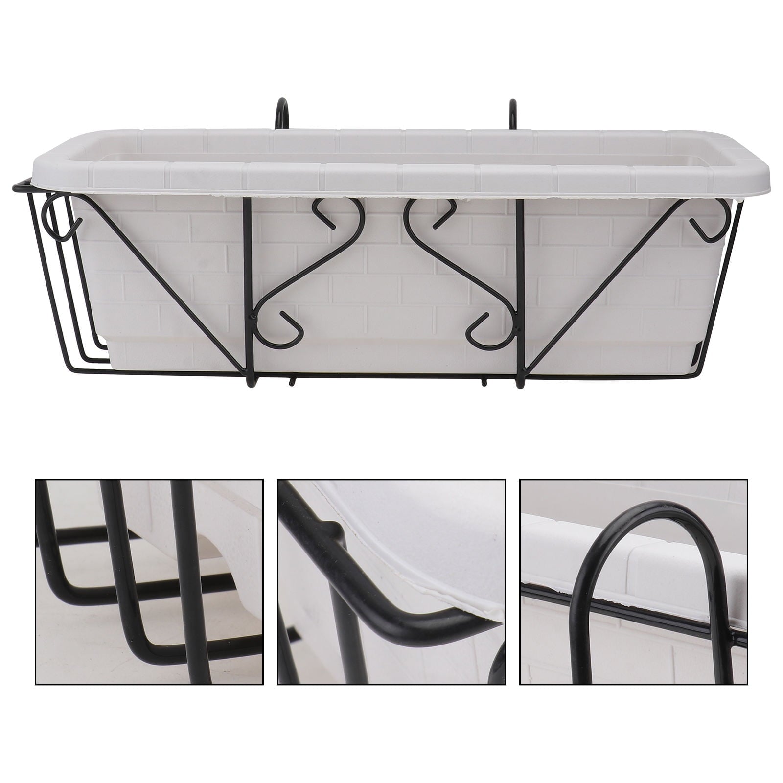 KALLORY 1 Set Flower Pot Holders for Outside with Home Decor Style 51x7.9in