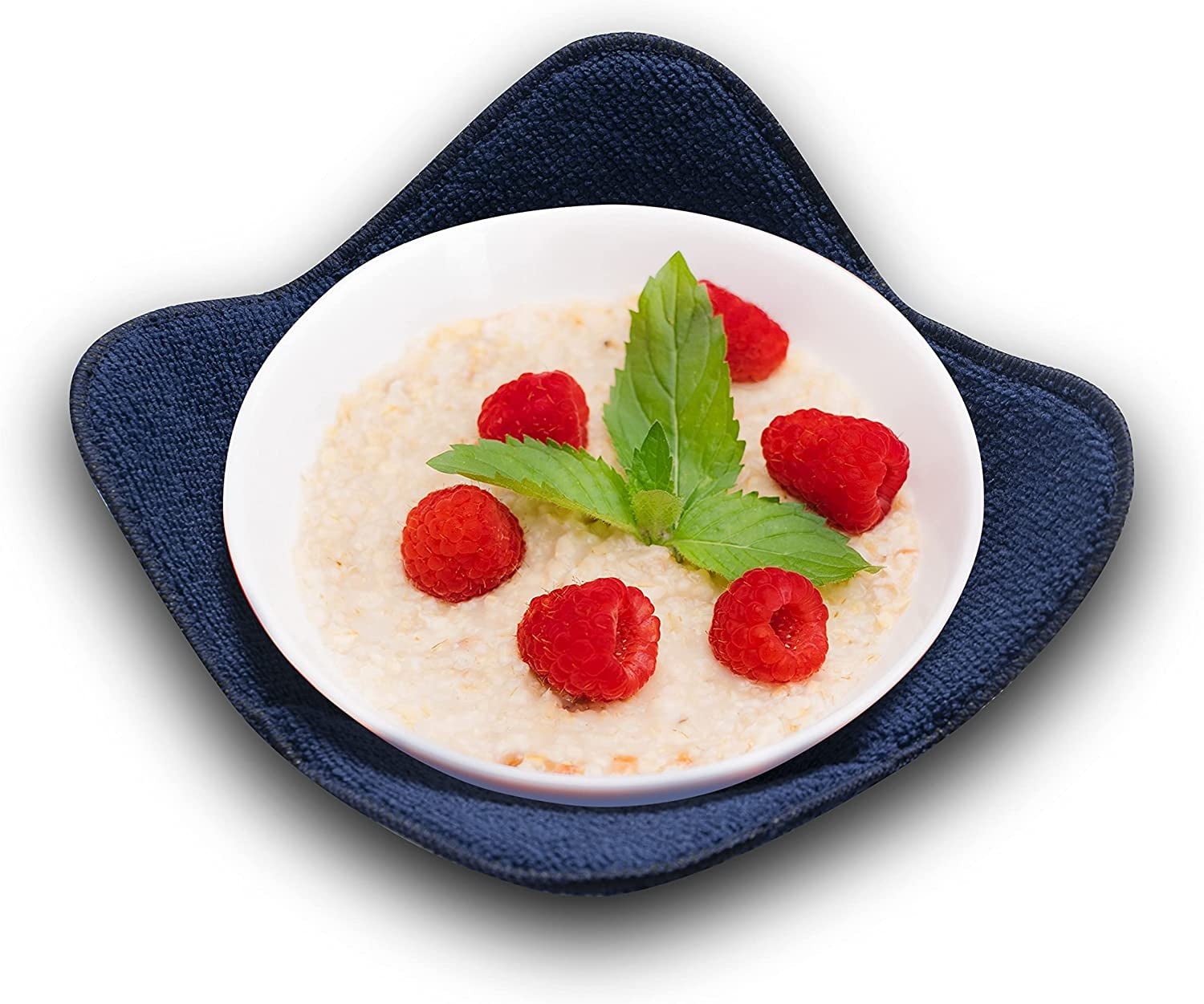 Aticca Blue Microwave Bowl Holders, 4 Count